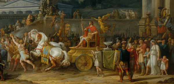 Carle Vernet’s The Triump of Aemilius Paulus [Metropolitan Museum of Art]